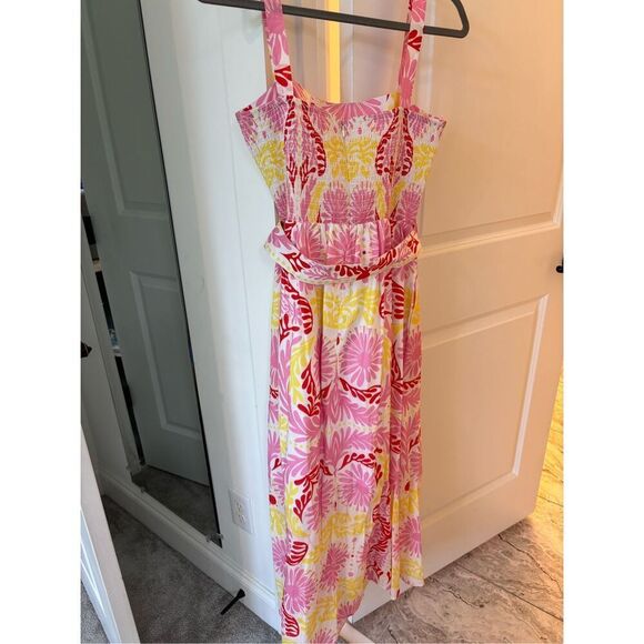 NWOT Sheridan French SAN MIGUEL DRESS IN MIMOSA JARDIN, Small $385 - Picture 7 of 10